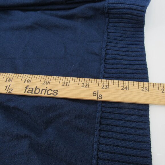 I N C International Concepts Women's Navy Blue Open Front Duster Cardigan XL - Picture 8 of 9